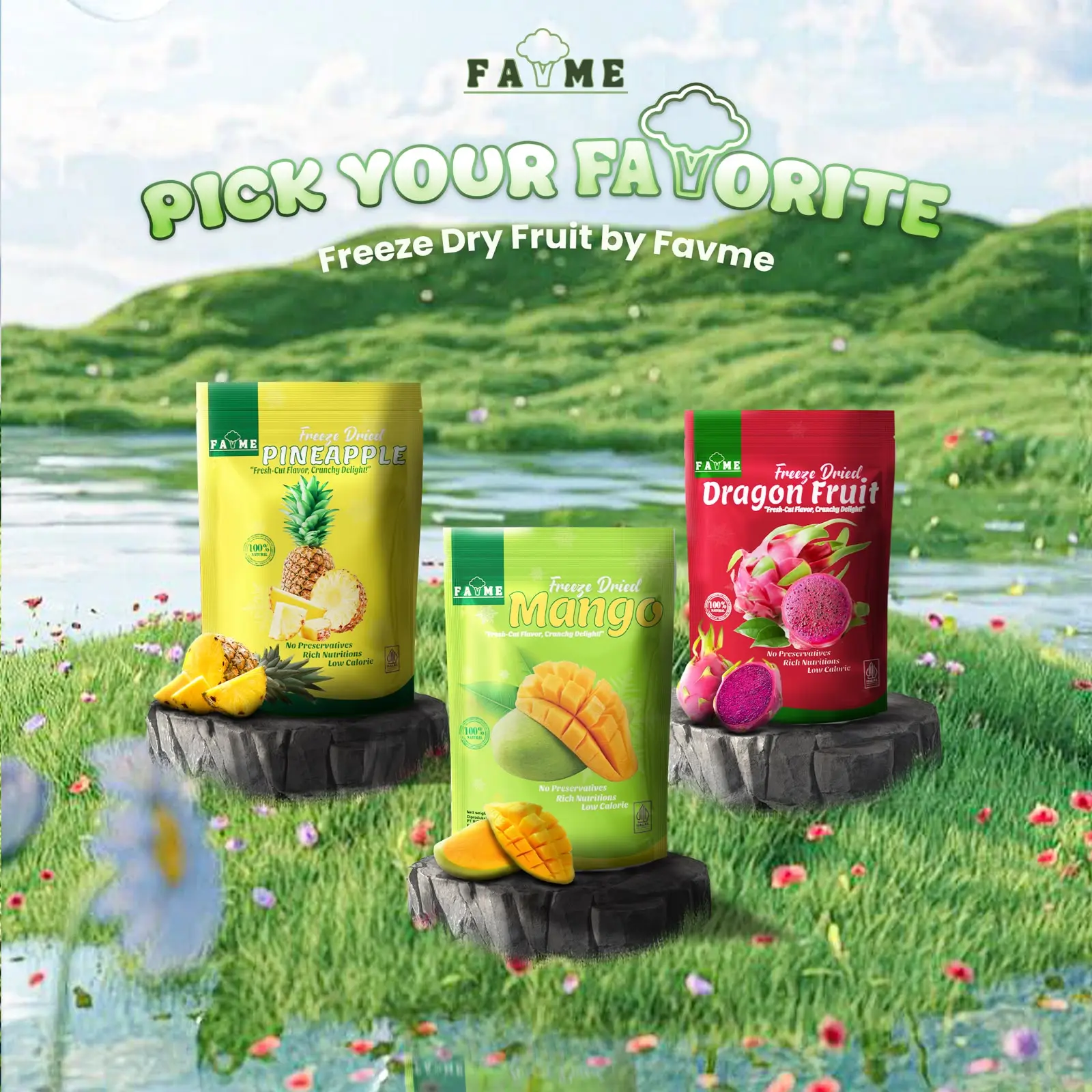 Favme Freeze Dried Mango - Gambar 3