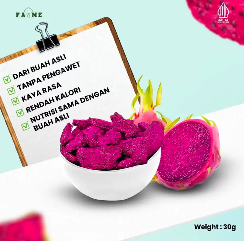 Favme Freeze Dried Dragonfruit - Gambar 2