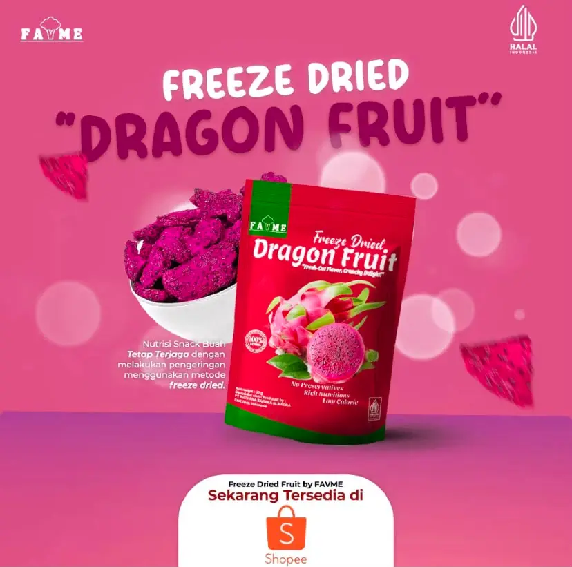 Favme Freeze Dried Dragonfruit