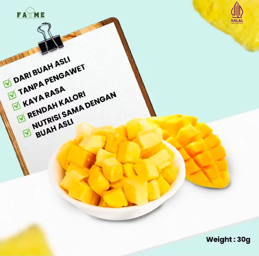 Favme Freeze Dried Mango - Gambar 2